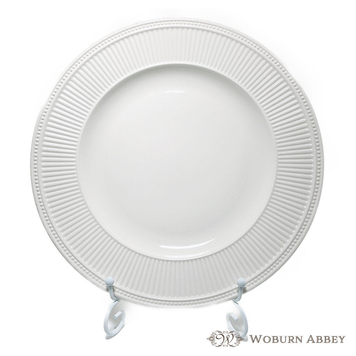ヴィンテージ 食器 ウェッジウッド ウィンザー 大皿(5) リムプレート ディナー 白 ホワイト アンティーク おしゃれ