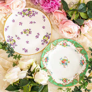 春らしい「すみれ」の花とロココグリーンのヴィンテージ皿が入荷！ - Woburn Abbey