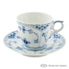 ロイヤルコペンハーゲン - 【ヴィンテージ】　ロイヤルコペンハーゲン　ブルーフルーテッド・ハーフレース　コーヒーカップ＆ソーサー(10) - Woburn Abbey