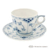 ロイヤルコペンハーゲン - 【ヴィンテージ】　ロイヤルコペンハーゲン　ブルーフルーテッド・ハーフレース　コーヒーカップ＆ソーサー(12) - Woburn Abbey