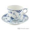 ロイヤルコペンハーゲン - 【ヴィンテージ】　ロイヤルコペンハーゲン　ブルーフルーテッド・ハーフレース　コーヒーカップ＆ソーサー(2) - Woburn Abbey