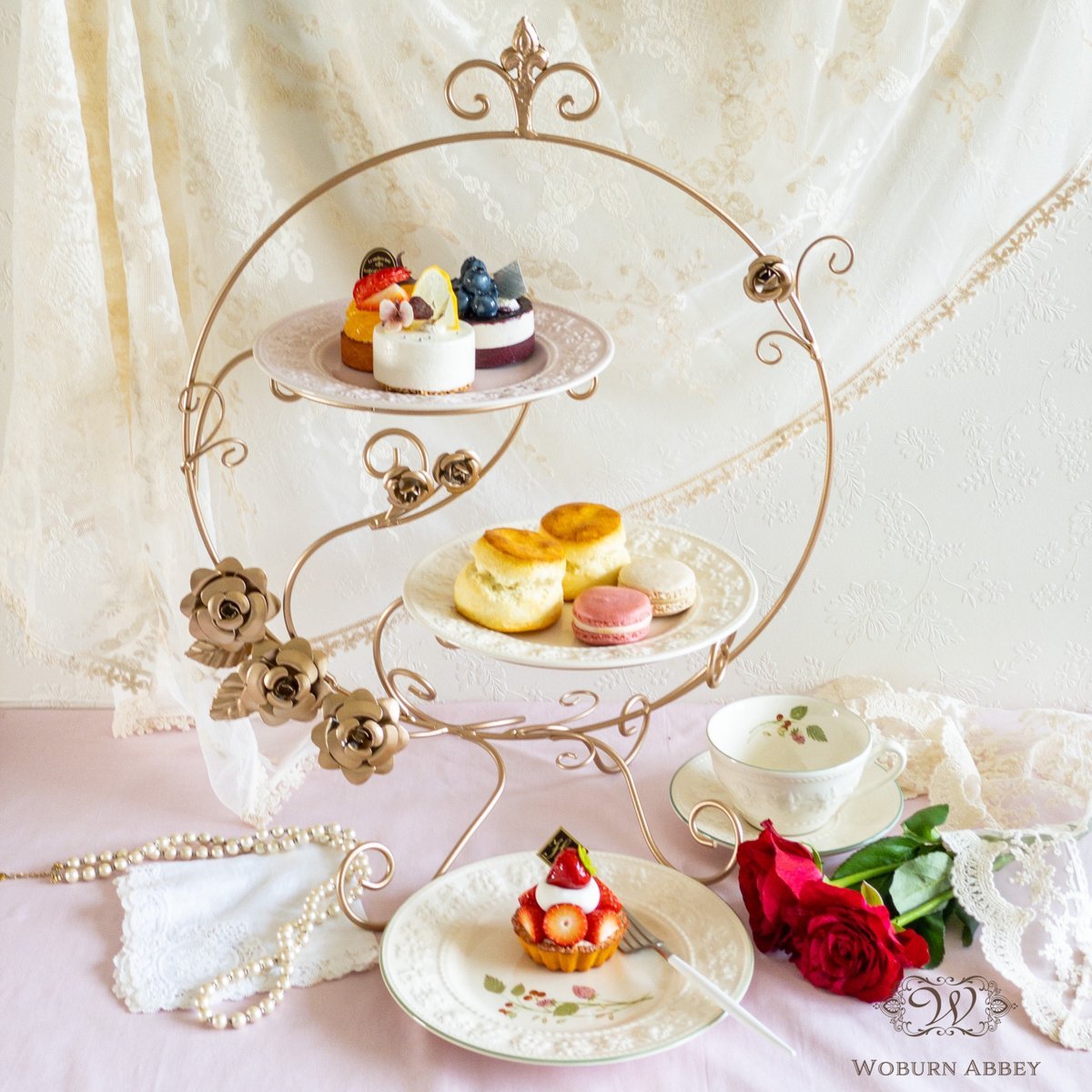 WEDGWOOD カップ ソーサー セット 花柄 ケーキ皿 デザート皿-