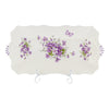 エインズレイ - 【新品】 エインズレイ イングリッシュ・バイオレット サンドイッチトレイ 31.5cm×15.5cm - Woburn Abbey