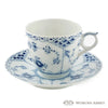 ロイヤルコペンハーゲン - 【ヴィンテージ】　ロイヤルコペンハーゲン　ブルーフルーテッド・ハーフレース　コーヒーカップ＆ソーサー(4) - Woburn Abbey