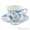 ロイヤルコペンハーゲン - 【ヴィンテージ】　ロイヤルコペンハーゲン　ブルーフルーテッド・ハーフレース　コーヒーカップ＆ソーサー(6) - Woburn Abbey