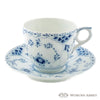 ロイヤルコペンハーゲン - 【ヴィンテージ】　ロイヤルコペンハーゲン　ブルーフルーテッド・ハーフレース　コーヒーカップ＆ソーサー(8) - Woburn Abbey