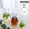 Woburn Abbey - ピッチャー 冷水筒 麦茶ポット 耐熱 おしゃれ ガラス風 1リットル 1l プラスチック 業務用 食洗機対応 割れない - Woburn Abbey