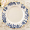 Woburn Abbey - ケーキ皿 中皿 フランスアンティーク風 トワルドジュイ 食器 20cm ブルー 青 リムプレート 絵画風 - Woburn Abbey