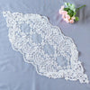 Woburn Abbey - 新品 アンティーク調 レースのテーブルセンター 30cm×70cm ホワイト 白 花柄 ランチョンマット おしゃれ かわいい - Woburn Abbey