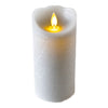 Woburn Abbey - キャンドルライト LED キャンドル グレー L 灰色 ゆらぎ おしゃれ 癒し 電池式 クリスマス 飾り 誕生日 ろうそく 卓上 安全 グレイ - Woburn Abbey