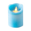 Woburn Abbey - キャンドルライト LED キャンドル インディゴブルー S 青 ミニ ゆらぎ おしゃれ 癒し 電池式 クリスマス 飾り 誕生日 ろうそく 卓上 安全 - Woburn Abbey